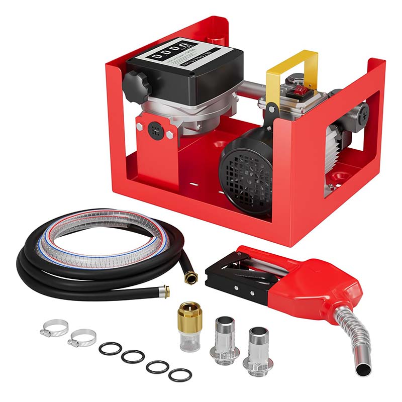 مضخات نقل وقود الديزل الكهربائية مع عداد وفوهة أوتوماتيكية